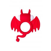 Красное эрекционное кольцо на пенис JOS COCKY DEVIL - JOS - в Муроме купить с доставкой