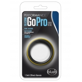 Черно-желтое силиконовое эрекционное кольцо Silicone Go Pro Cock Ring - Blush Novelties - в Муроме купить с доставкой