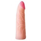 Фаллическая насадка на трусики харнесс - 17,5 см. - LOVETOY (А-Полимер) - купить с доставкой в Муроме