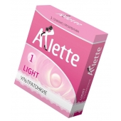 Ультратонкие презервативы Arlette Light - 3 шт. - Arlette - купить с доставкой в Муроме