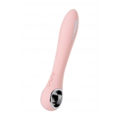 Розовый силиконовый вибратор с электростимуляцией GALVANI VIBE - 21 см. - ToyFa - купить с доставкой в Муроме