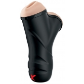 Мастурбатор в колбе с двумя тоннелями Double Penetration Vibrating Stroker - Pipedream - в Муроме купить с доставкой