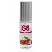 Смазка на водной основе S8 Flavored Lube со вкусом вишни - 50 мл. - Stimul8 - купить с доставкой в Муроме