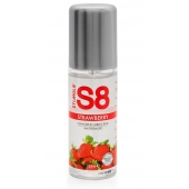 Смазка на водной основе S8 Flavored Lube со вкусом клубники - 125 мл. - Stimul8 - купить с доставкой в Муроме