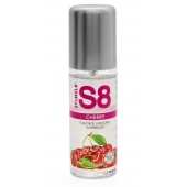 Смазка на водной основе S8 Flavored Lube со вкусом вишни - 125 мл. - Stimul8 - купить с доставкой в Муроме