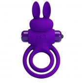 Фиолетовое эрекционное кольцо с вибростимуляцией клитора Vibrant Penis Ring III - Baile - в Муроме купить с доставкой
