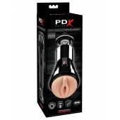Телесный вибромастурбатор-вагина Cock Compressor Vibrating Stroker - Pipedream - в Муроме купить с доставкой