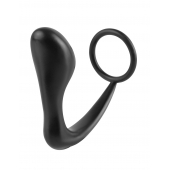 Эрекционное кольцо с анальной пробкой Ass-Gasm Cockring Plug - Pipedream - в Муроме купить с доставкой