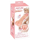 Телесная насадка-мастурбатор 2-in-1 Extension Masturbator - 21 см. - Orion - в Муроме купить с доставкой