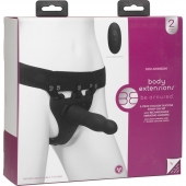 Черный полый вибрострапон Body Extensions BE Aroused - 17,78 см. - Doc Johnson - купить с доставкой в Муроме