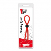 Красное эрекционное лассо с одной бусинкой-утяжкой STRETCHY THICK LASSO - Dream Toys - в Муроме купить с доставкой