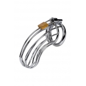 Серебристый пояс верности TOYFA на замочке - ToyFa - купить с доставкой в Муроме