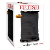 Черная веревка для связывания Bondage Rope - 60,9 м. - Pipedream - купить с доставкой в Муроме
