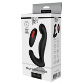 Черный вибромассажер простаты SWIRLING P-PLEASER - Dream Toys - в Муроме купить с доставкой