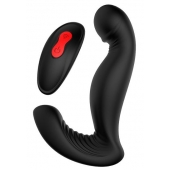 Черный вибромассажер простаты SWIRLING P-PLEASER - Dream Toys - в Муроме купить с доставкой