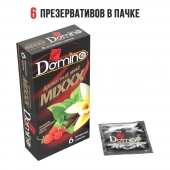 Ароматизированные презервативы DOMINO  Ароматный микс  - 6 шт. - Domino - купить с доставкой в Муроме