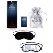 Набор из двух масок на глаза Soft Blindfold Twin Pack - Fifty Shades of Grey - купить с доставкой в Муроме