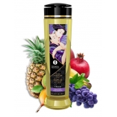 Массажное масло Libido Exotic Fruits с ароматом экзотических фруктов - 240 мл. - Shunga - купить с доставкой в Муроме