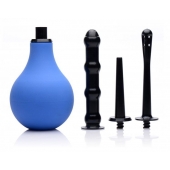 Анальный душ с 3 насадками Premium One-way Valve Anal Douche Set - XR Brands - купить с доставкой в Муроме