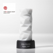 Белый 3D мастурбатор POLYGON - Tenga - в Муроме купить с доставкой