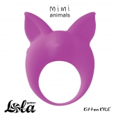 Фиолетовое эрекционное кольцо Kitten Kyle - Lola Games - в Муроме купить с доставкой