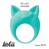 Зеленое эрекционное кольцо Lemur Remi - Lola Games - в Муроме купить с доставкой