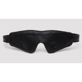 Черная плотная маска на глаза Bound to You Faux Leather Blindfold - Fifty Shades of Grey - купить с доставкой в Муроме