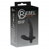 Черный вибромассажер простаты Naughty Finger Prostate Vibe - 13,8 см. - Orion - в Муроме купить с доставкой