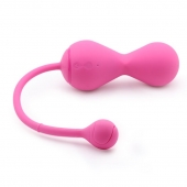 Подарочный набор: розовый тренажер Кегеля MAGIC KEGEL MASTER 2 и фиолетовые менструальные чаши - Magic Motion