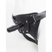 Черный пояс для насадок CLASS STRAP Restyling - LOVETOY (А-Полимер) - купить с доставкой в Муроме