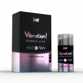 Жидкий интимный гель с эффектом вибрации Vibration! Bubble Gum - 15 мл. - INTT - купить с доставкой в Муроме