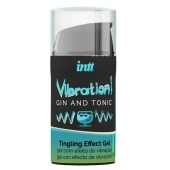 Жидкий интимный гель с эффектом вибрации Vibration! Gin   Tonic - 15 мл. - INTT - купить с доставкой в Муроме