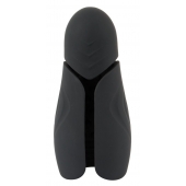 Черный силиконовый вибромастурбатор с нагревом Masturbator with 2 Functions - Orion - в Муроме купить с доставкой