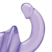 Фиолетовый безремневой страпон Strapless Strap-On - Lux Fetish - купить с доставкой в Муроме