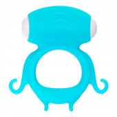 Голубое виброкольцо на пенис Sair - A-toys - в Муроме купить с доставкой