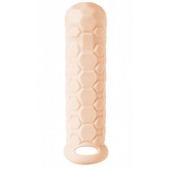 Телесный фаллоудлинитель Homme Long - 15,5 см. - Lola Games - в Муроме купить с доставкой