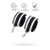 Серебристо-черные наручники Anonymo - ToyFa - купить с доставкой в Муроме