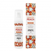 Разогревающее массажное масло Gourmet White Peach Organic с органическими ингредиентами - 50 мл. - Exsens - купить с доставкой в Муроме