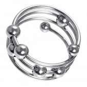 Большое металлическое кольцо под головку пениса - ToyFa - купить с доставкой в Муроме