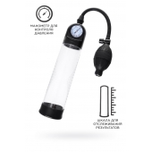 Прозрачная механическая помпа Roald с манометром - Sexus - в Муроме купить с доставкой