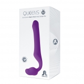 Лиловый безремневой страпон Queens M - Adrien Lastic - купить с доставкой в Муроме