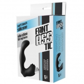 Черный вибромассажер простаты FantASStic Vibrating Prostate Massager - 11,3 см. - Dream Toys - в Муроме купить с доставкой