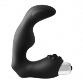 Черный вибромассажер простаты FantASStic Vibrating Prostate Massager - 11,3 см. - Dream Toys - в Муроме купить с доставкой
