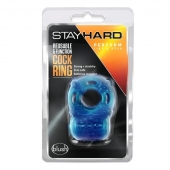 Голубое эрекционное виброкольцо Reusable 5 Function Cock Ring - Blush Novelties - в Муроме купить с доставкой