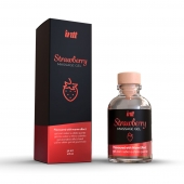 Массажный гель с ароматом клубники Strawberry - 30 мл. - INTT - купить с доставкой в Муроме