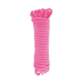 Розовая веревка для связывания Sweet Caress Rope - 10 метров - Sweet Caress - купить с доставкой в Муроме