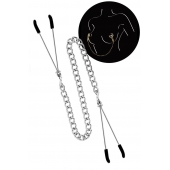 Регулируемые зажимы для сосков Sweet Caress Nipple Chain - Sweet Caress - купить с доставкой в Муроме