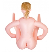 Надувная секс-кукла с реалистичной головой и поднятыми ножками - ToyFa - в Муроме купить с доставкой