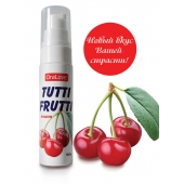 Гель-смазка Tutti-frutti с вишнёвым вкусом - 30 гр. - Биоритм - купить с доставкой в Муроме