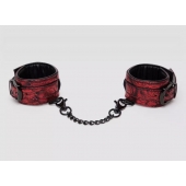 Красно-черные наручники Reversible Faux Leather Wrist Cuffs - Fifty Shades of Grey - купить с доставкой в Муроме